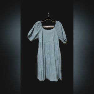Babydoll Dress | Pale Turquoise